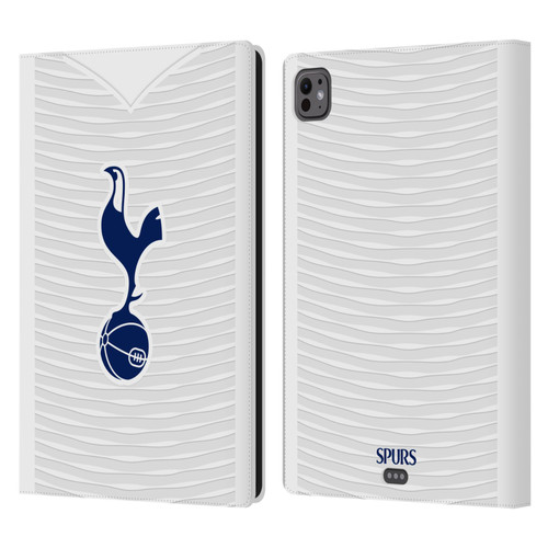 Tottenham Hotspur F.C. 2021/22 Badge Kit Home Leather Book Wallet Case Cover For Apple iPad Pro 11 M4/M5 2024/2025