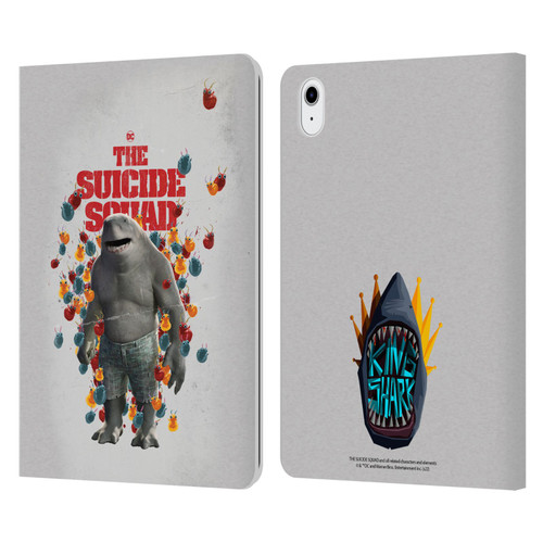 The Suicide Squad 2021 Character Poster King Shark Leather Book Wallet Case Cover For Apple iPad Air 11 2020/2022/2024/2025