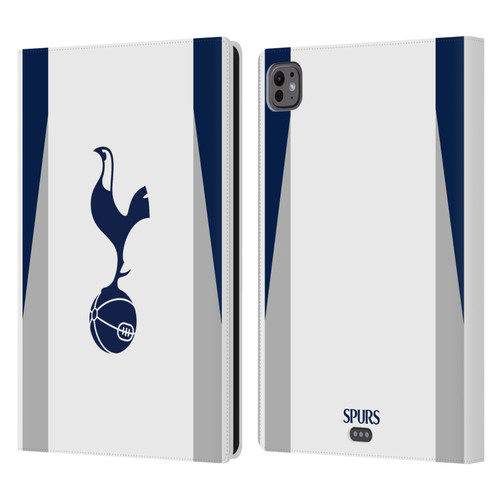 Tottenham Hotspur F.C. 2025/26 Badge Kit Home Leather Book Wallet Case Cover For Apple iPad Pro 11 M4/M5 2024/2025