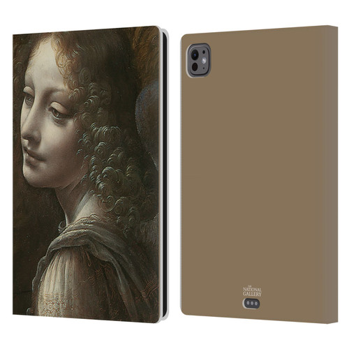 The National Gallery Art The Virgin Of The Rocks Leather Book Wallet Case Cover For Apple iPad Pro 11 M4/M5 2024/2025