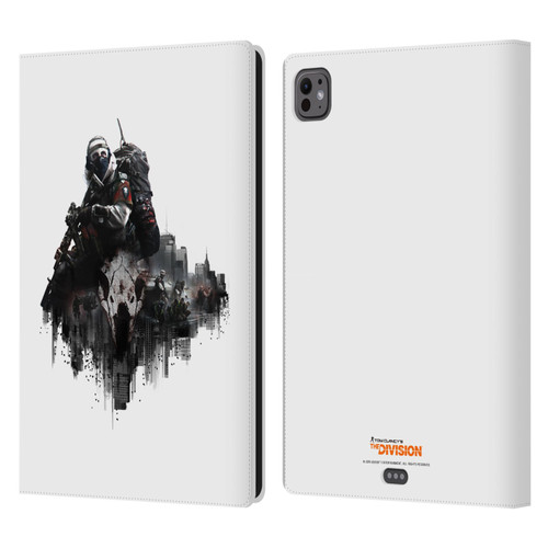 Tom Clancy's The Division Factions Last Man Batallion Leather Book Wallet Case Cover For Apple iPad Pro 11 M4/M5 2024/2025