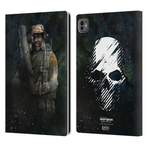 Tom Clancy's Ghost Recon Breakpoint Character Art Fixit Leather Book Wallet Case Cover For Apple iPad Pro 11 M4/M5 2024/2025
