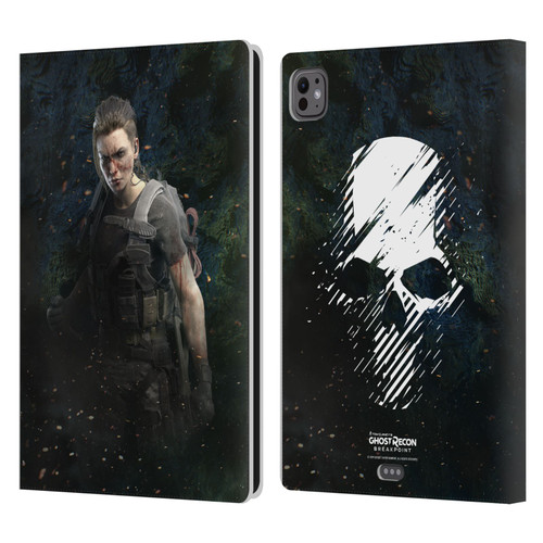 Tom Clancy's Ghost Recon Breakpoint Character Art Fury Leather Book Wallet Case Cover For Apple iPad Pro 11 M4/M5 2024/2025