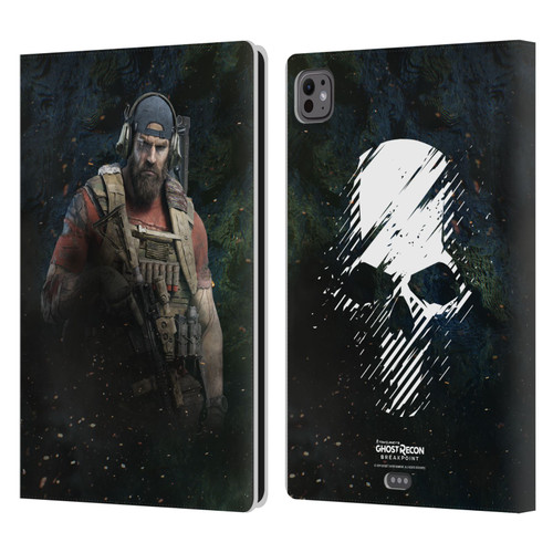 Tom Clancy's Ghost Recon Breakpoint Character Art Nomad Leather Book Wallet Case Cover For Apple iPad Pro 11 M4/M5 2024/2025