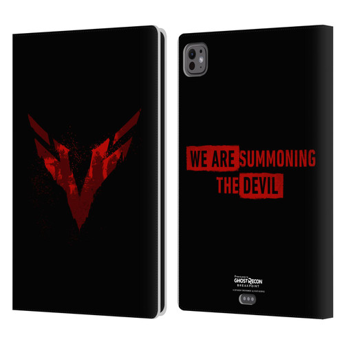 Tom Clancy's Ghost Recon Breakpoint Graphics Wolves Logo Leather Book Wallet Case Cover For Apple iPad Pro 11 M4/M5 2024/2025