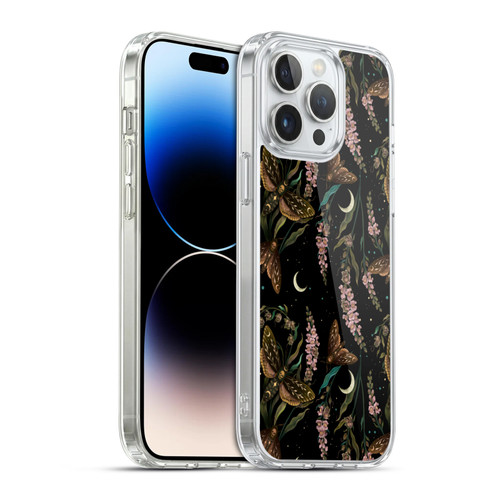 Episodic Drawing Pattern Death Head Pattern Soft Gel Case for Apple iPhone 14 Pro Max & MagSafe