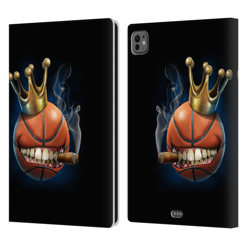 Tom Wood Monsters King Of Basketball Leather Book Wallet Case Cover For Apple iPad Pro 11 M4/M5 2024/2025