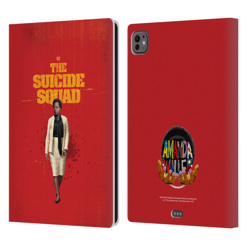The Suicide Squad 2021 Character Poster Amanda Waller Leather Book Wallet Case Cover For Apple iPad Pro 11 M4/M5 2024/2025