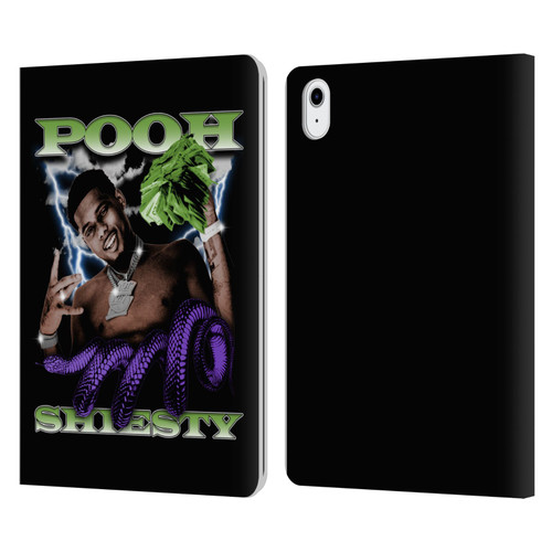 Pooh Shiesty Graphics Photo Leather Book Wallet Case Cover For Apple iPad Air 11 2020/2022/2024/2025