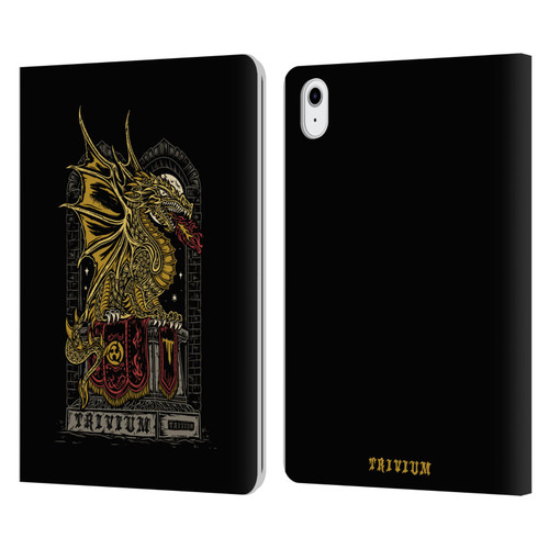 Trivium Graphics Big Dragon Leather Book Wallet Case Cover For Apple iPad Air 11 2020/2022/2024/2025