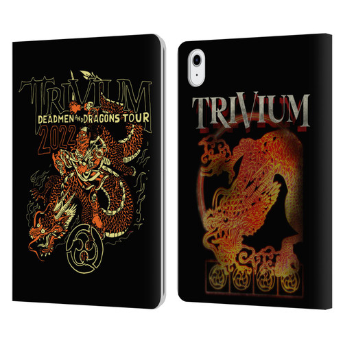 Trivium Graphics Deadmen And Dragons Leather Book Wallet Case Cover For Apple iPad Air 11 2020/2022/2024/2025