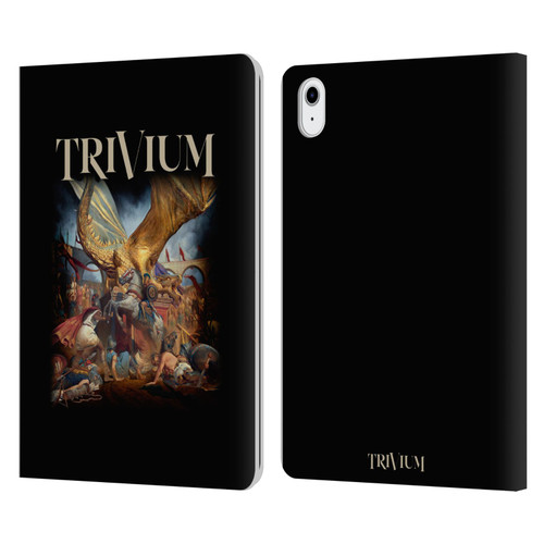 Trivium Graphics In The Court Of The Dragon Leather Book Wallet Case Cover For Apple iPad Air 11 2020/2022/2024/2025