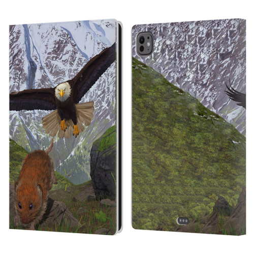 Vincent Hie Key Art The Hunt Leather Book Wallet Case Cover For Apple iPad Pro 11 M4/M5 2024/2025