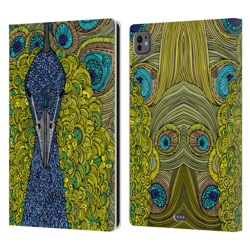 Valentina Birds The Peacock Leather Book Wallet Case Cover For Apple iPad Pro 11 M4/M5 2024/2025