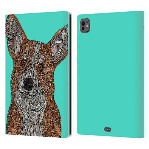 Valentina Dogs Corgi Leather Book Wallet Case Cover For Apple iPad Pro 11 M4/M5 2024/2025