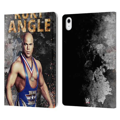 WWE Kurt Angle LED Image Leather Book Wallet Case Cover For Apple iPad Air 11 2020/2022/2024/2025