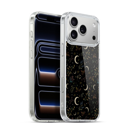 Episodic Drawing Pattern Crescent Moon Soft Gel Case for Apple iPhone 17 Pro Max
