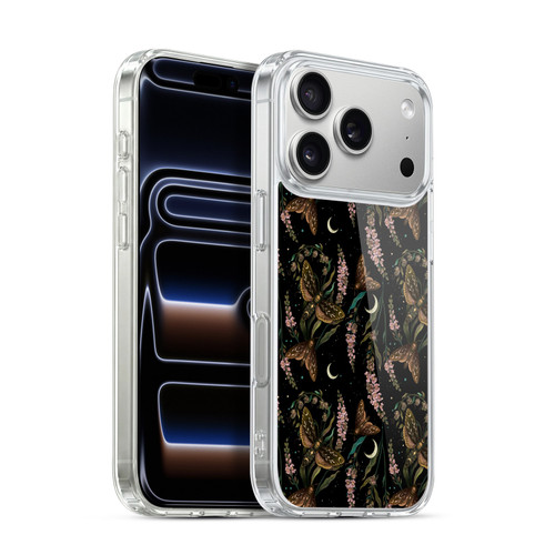 Episodic Drawing Pattern Death Head Pattern Soft Gel Case for Apple iPhone 17 Pro