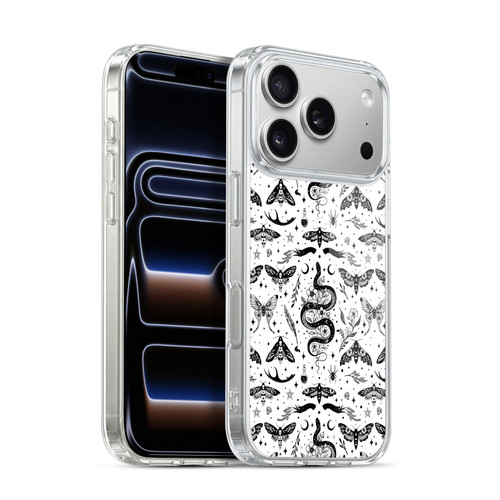 Episodic Drawing Pattern Flash Tattoo Soft Gel Case for Apple iPhone 17 Pro