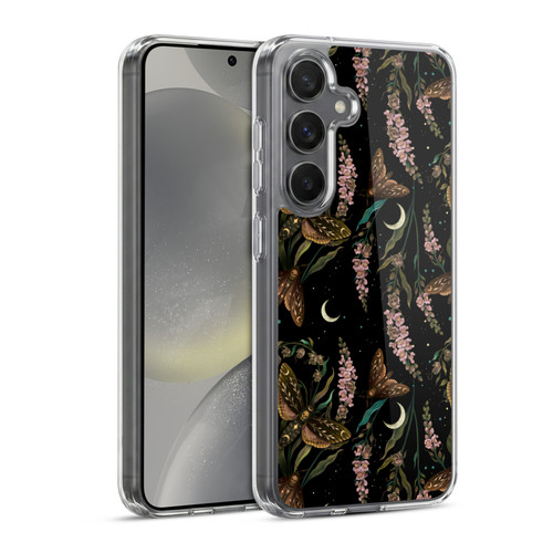 Episodic Drawing Pattern Death Head Pattern Soft Gel Case for Samsung Galaxy S24 5G & MagSafe