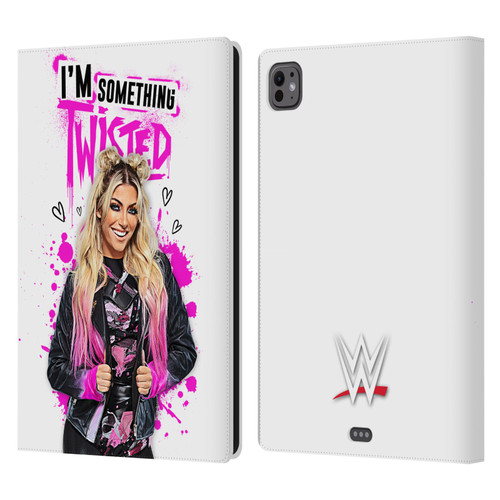 WWE Alexa Bliss Something Twisted Leather Book Wallet Case Cover For Apple iPad Pro 11 M4/M5 2024/2025