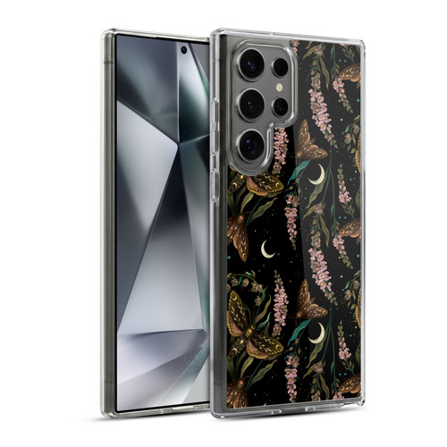 Episodic Drawing Pattern Death Head Pattern Soft Gel Case for Samsung Galaxy S24 Ultra 5G & MagSafe