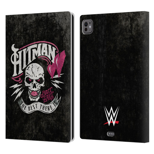 WWE Bret Hart Hitman Logo Leather Book Wallet Case Cover For Apple iPad Pro 11 M4/M5 2024/2025