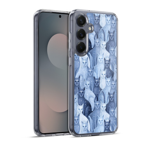 Episodic Drawing Pattern Cats Soft Gel Case for Samsung Galaxy S25+ & MagSafe