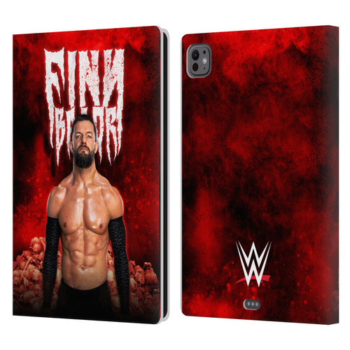 WWE Finn Balor Portrait Leather Book Wallet Case Cover For Apple iPad Pro 11 M4/M5 2024/2025
