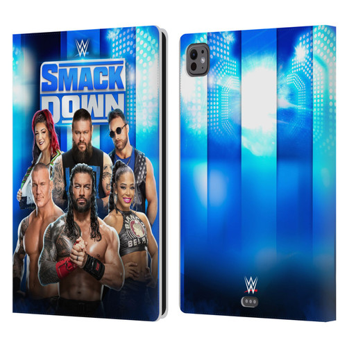 WWE Pay-Per-View Superstars 2024 Smackdown! Leather Book Wallet Case Cover For Apple iPad Pro 11 M4/M5 2024/2025