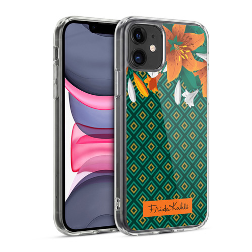 Frida Kahlo Flowers Lilies Soft Gel Case for Apple iPhone 11