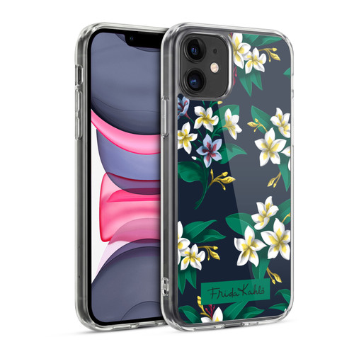 Frida Kahlo Flowers Plumeria Soft Gel Case for Apple iPhone 11