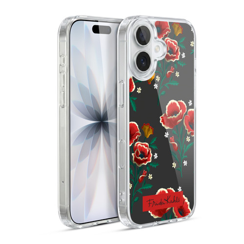 Frida Kahlo Flowers Red Soft Gel Case for Apple iPhone 17