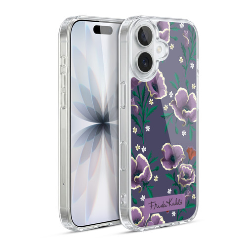 Frida Kahlo Flowers Purple Soft Gel Case for Apple iPhone 17