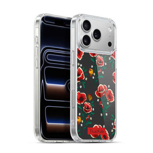 Frida Kahlo Flowers Red Soft Gel Case for Apple iPhone 17 Pro Max