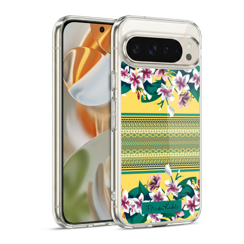 Frida Kahlo Flowers Tribal Plumeria Soft Gel Case for Google Pixel 9 / Pixel 9 Pro