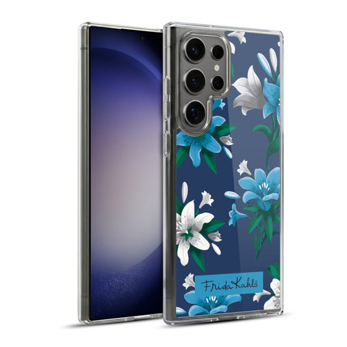 Frida Kahlo Flowers Blue Lilies Soft Gel Case for Samsung Galaxy S23 Ultra 5G & MagSafe