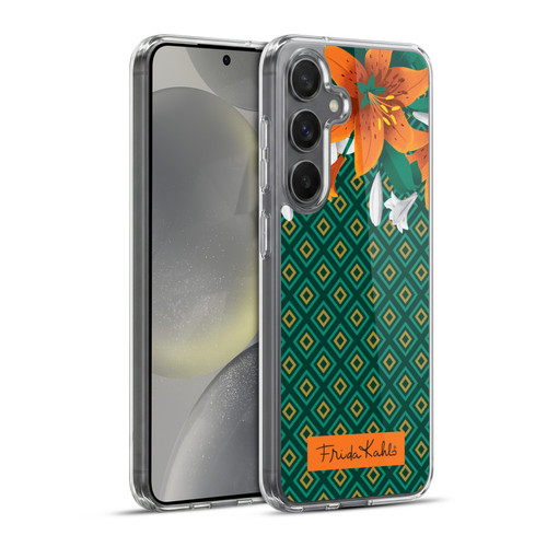 Frida Kahlo Flowers Lilies Soft Gel Case for Samsung Galaxy S24+ 5G & MagSafe