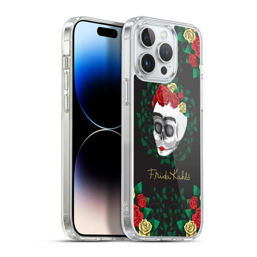 Frida Kahlo Roses Skull Bloom Soft Gel Case for Apple iPhone 13 Pro Max & MagSafe