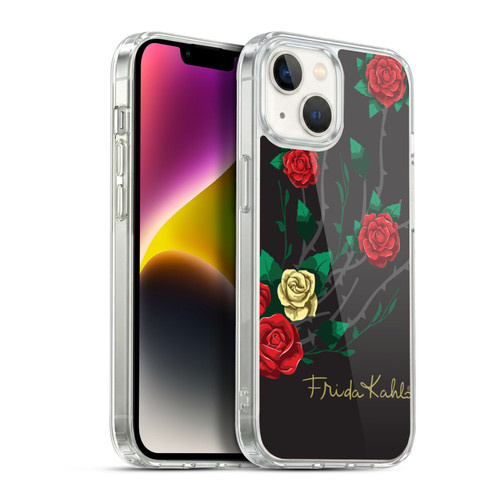 Frida Kahlo Roses Shrub Soft Gel Case for Apple iPhone 14
