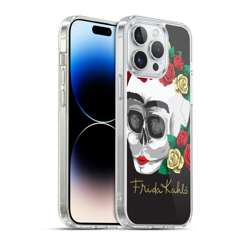 Frida Kahlo Roses Skull Soft Gel Case for Apple iPhone 14 Pro Max & MagSafe