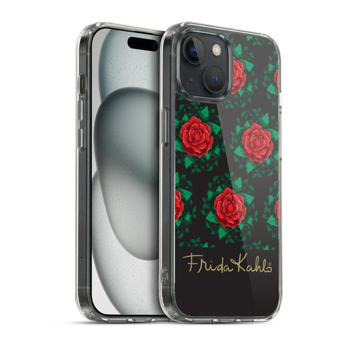 Frida Kahlo Roses Leafy Soft Gel Case for Apple iPhone 15 & MagSafe
