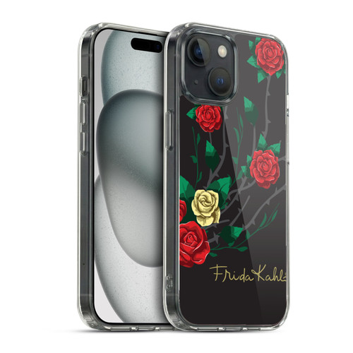 Frida Kahlo Roses Shrub Soft Gel Case for Apple iPhone 15 & MagSafe