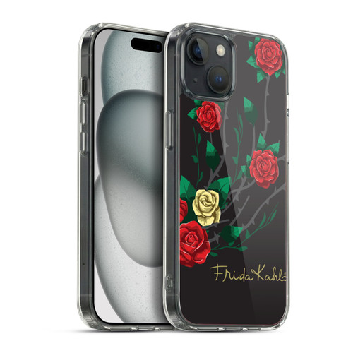Frida Kahlo Roses Shrub Soft Gel Case for Apple iPhone 15 Plus & MagSafe