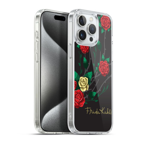 Frida Kahlo Roses Shrub Soft Gel Case for Apple iPhone 15 Pro Max & MagSafe