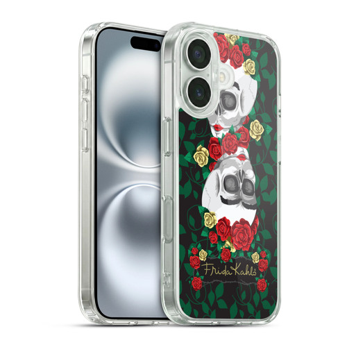 Frida Kahlo Roses Mirror Soft Gel Case for Apple iPhone 16 & MagSafe