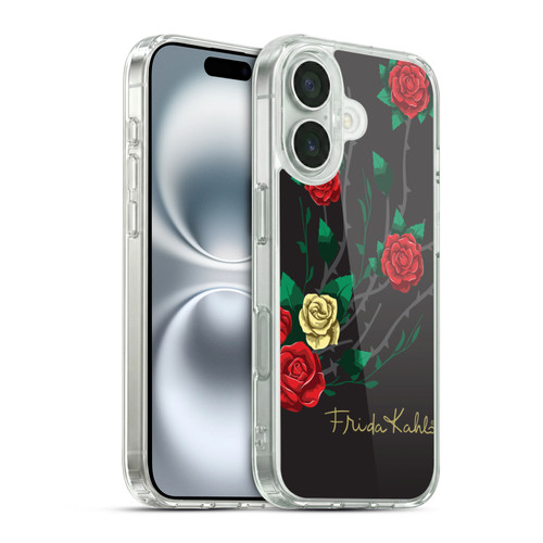 Frida Kahlo Roses Shrub Soft Gel Case for Apple iPhone 16 & MagSafe