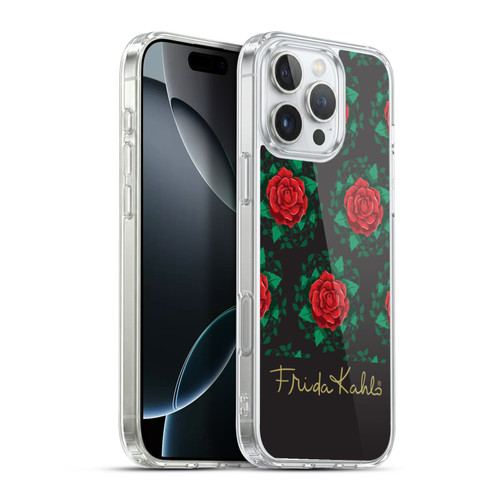 Frida Kahlo Roses Leafy Soft Gel Case for Apple iPhone 16 Pro Max & MagSafe