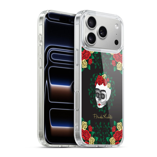 Frida Kahlo Roses Skull Bloom Soft Gel Case for Apple iPhone 17 Pro Max