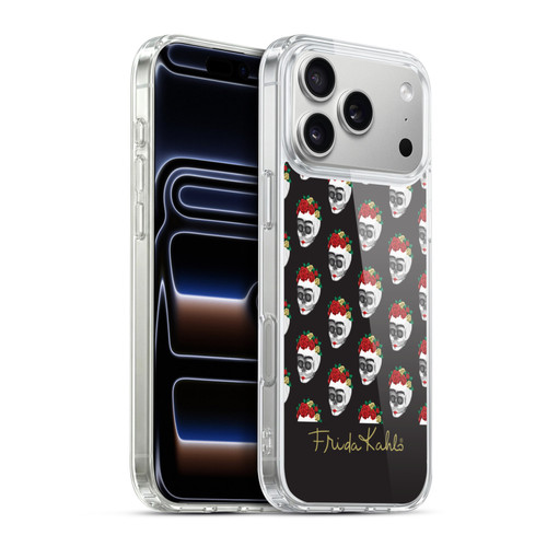 Frida Kahlo Roses Skull Pattern Soft Gel Case for Apple iPhone 17 Pro Max